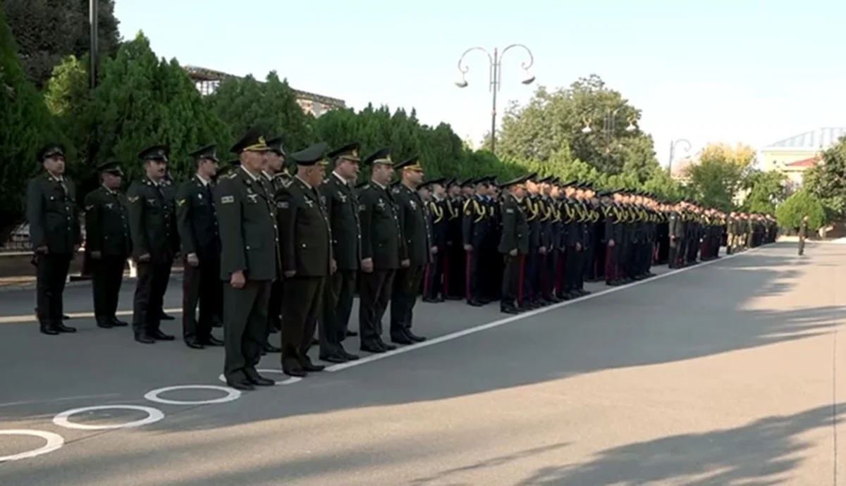 Heydər Əliyev adına Hərbi Liseydə Beynəlxalq Müəllimlər Günü qeyd edilib