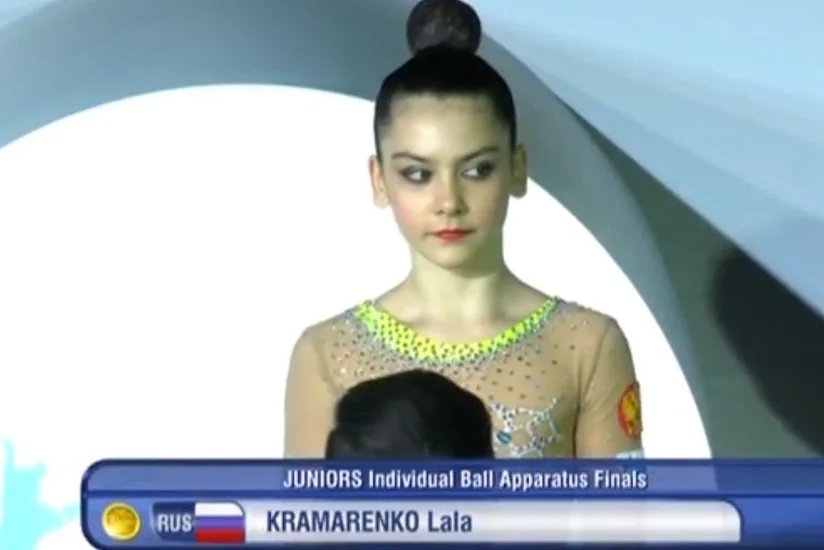 Dmitri Kramarenkonun qızı Bakıda keçirilən gimnastika yarışında qızıl medal qazanıb