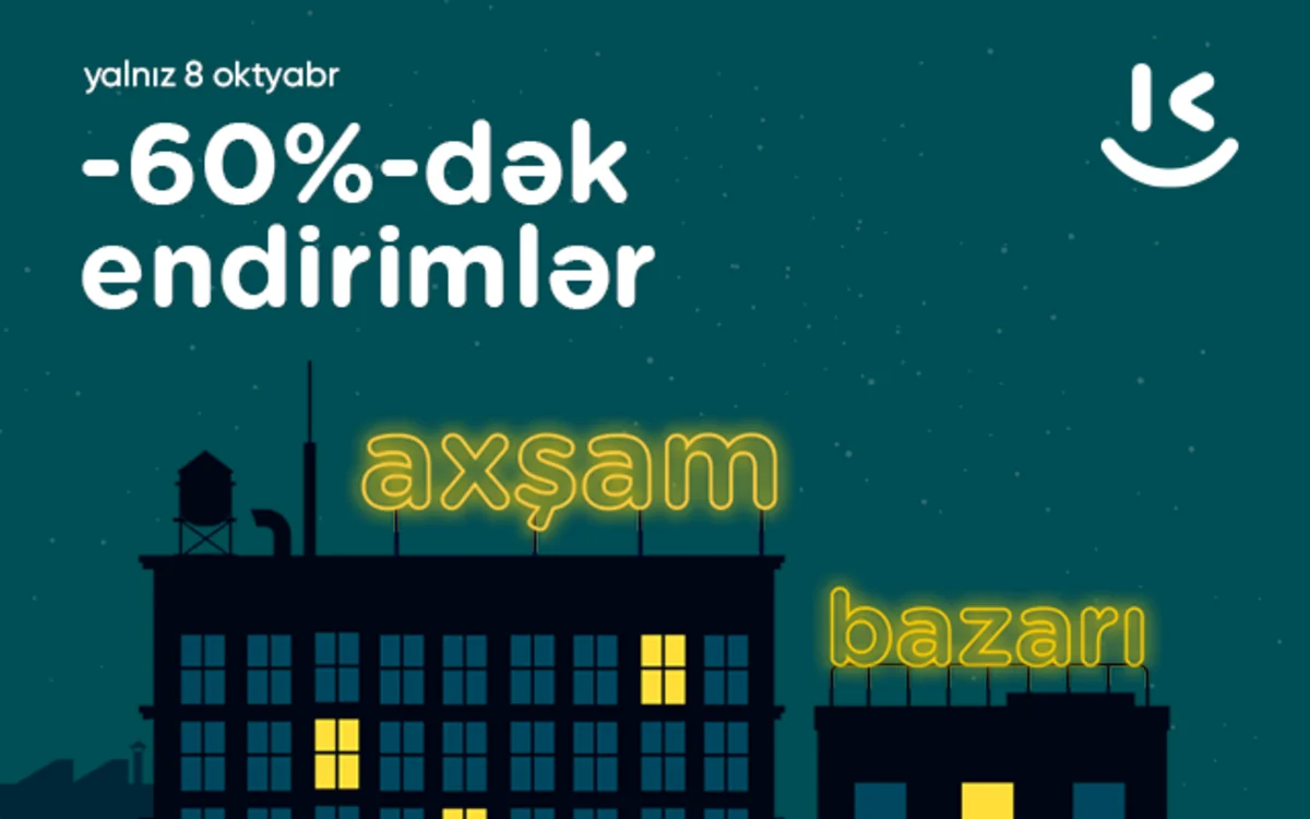 “Kontakt”da cəmi 3 saat ərzində - 60%-DƏK ENDİRİMLƏR