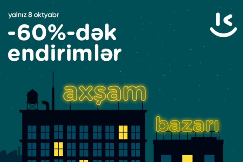 “Kontakt”da cəmi 3 saat ərzində - 60%-DƏK ENDİRİMLƏR