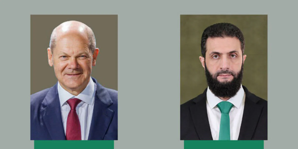 Şolts Suriyanın yeni liderini Əsəd üzərində qələbə münasibətilə təbrik edib