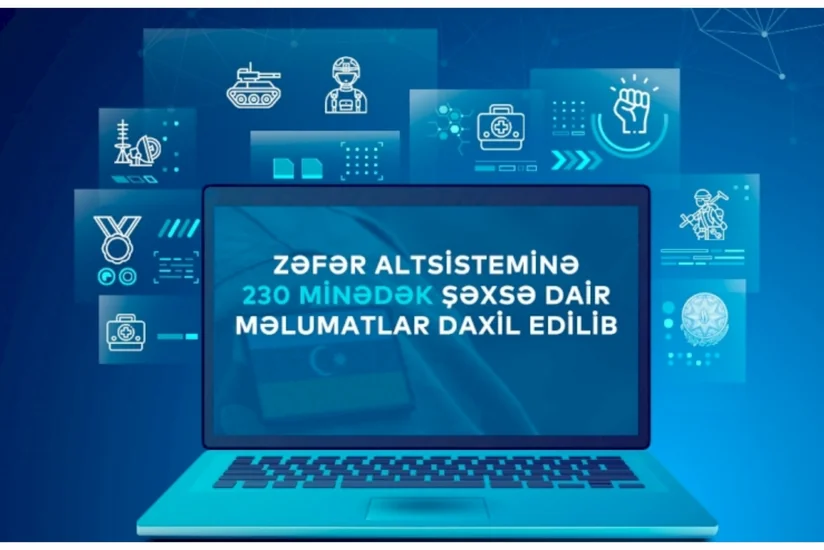 “Zəfər” altsisteminə 230 mindən çox şəxsə dair məlumat daxil edilib
