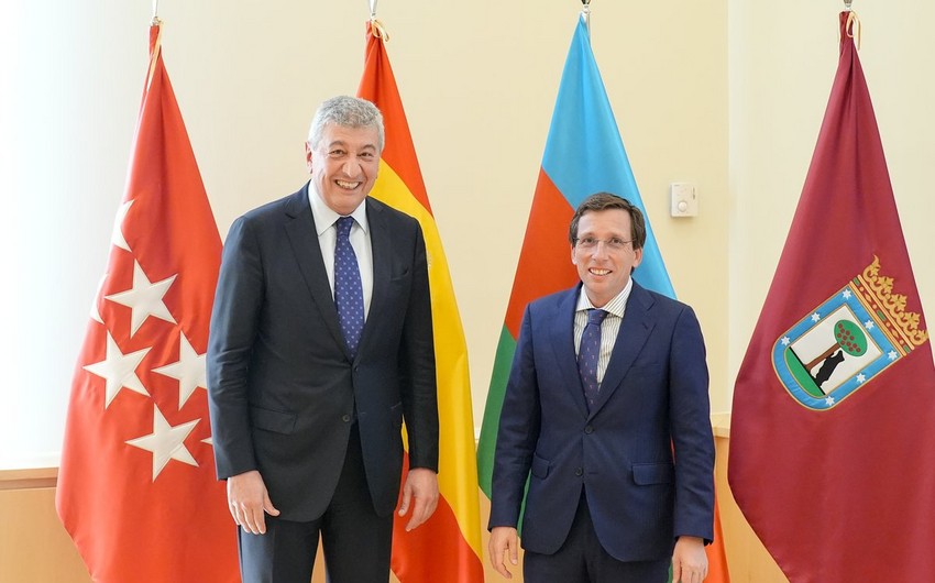  Ambassador of Azerbaijan to Spain and Mayor of Madrid discuss potential joint projects