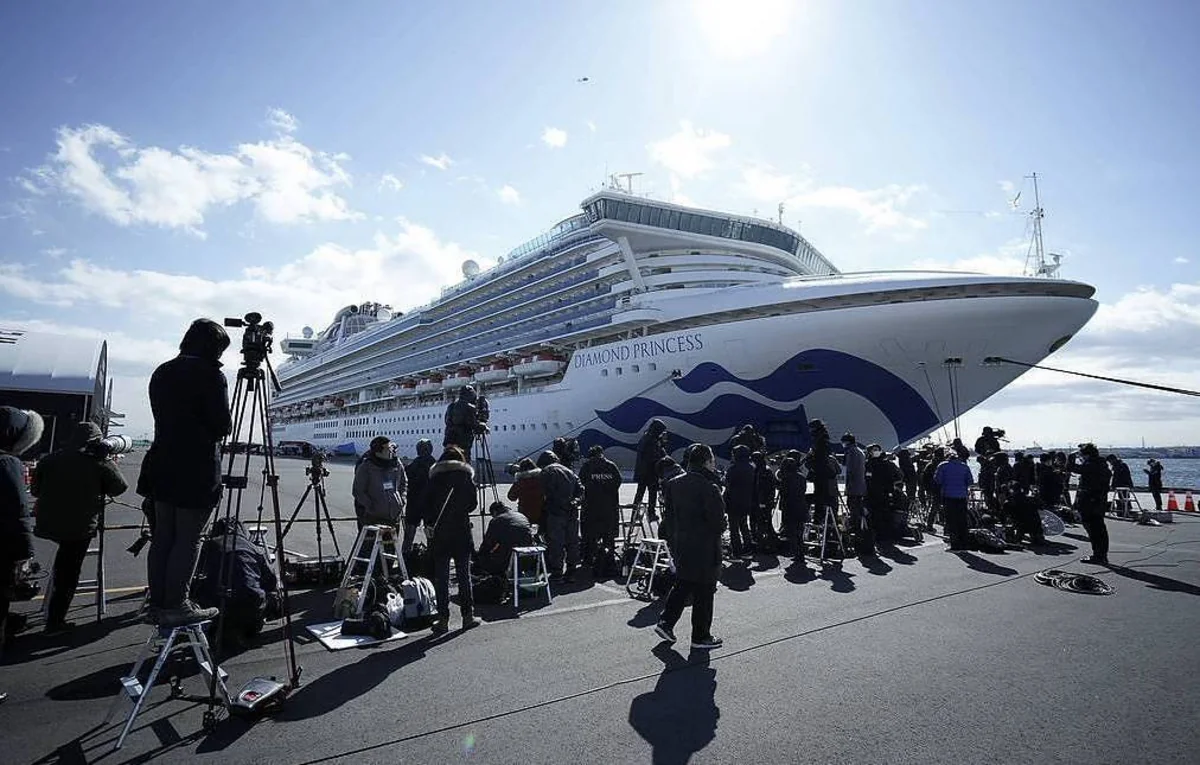 “Diamond Princess”də koronavirusa yoluxanların sayı durmadan artır