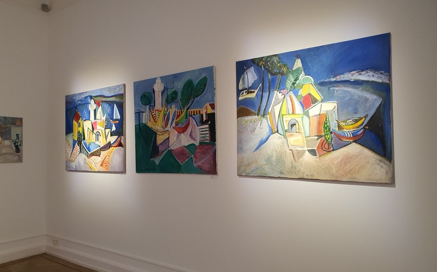 Azerbaijani artist's exhibition launched in Brussels