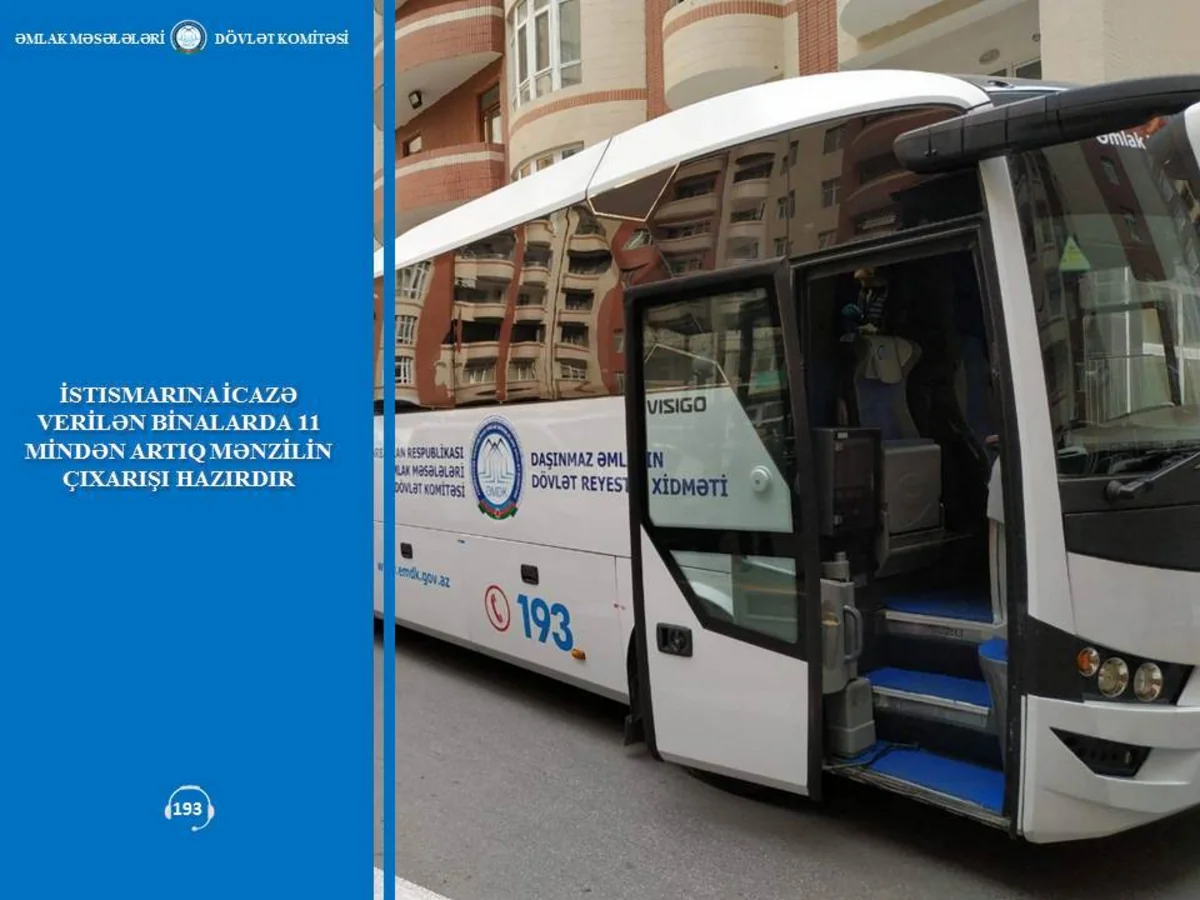 Komitə: İstismarına icazə verilən binalarda 11 mindən çox mənzilin çıxarışı hazırdır