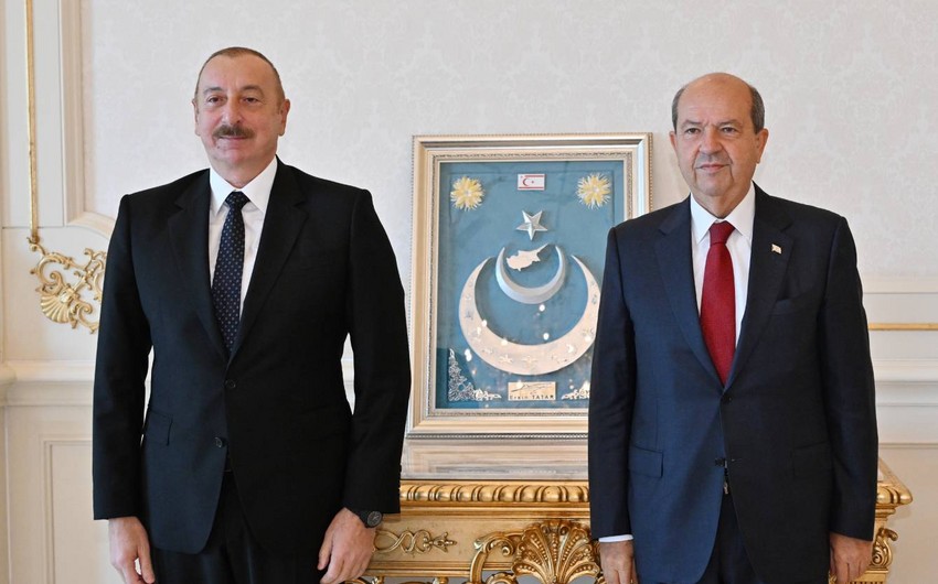 Şimali Kiprin lideri Azərbaycan Prezidenti İlham Əliyevi təbrik edib