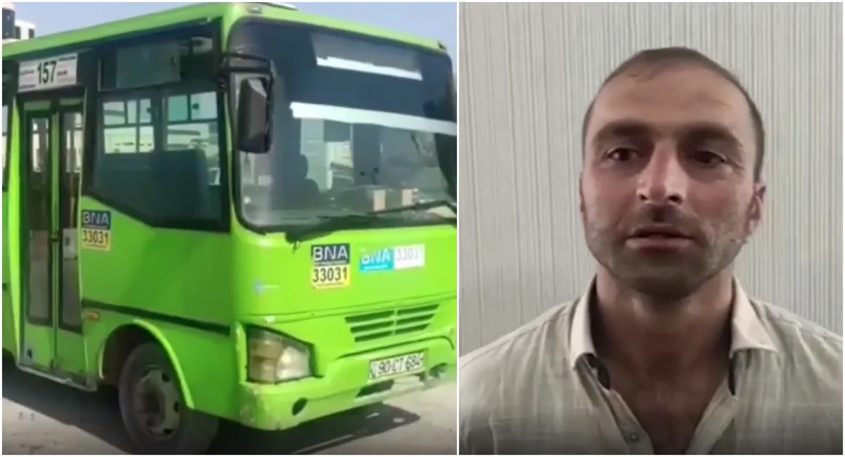 Narkotikin təsir altında avtobus idarə edən şəxs ifşa olunub
