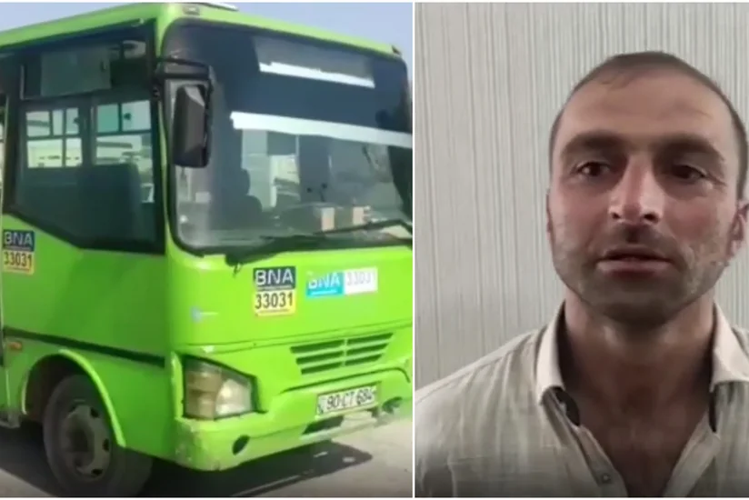 Narkotikin təsir altında avtobus idarə edən şəxs ifşa olunub