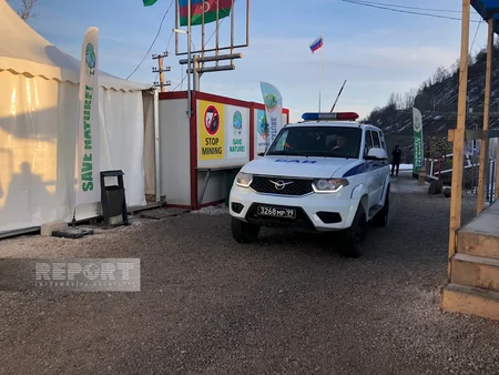 Bu gün Xankəndi-Laçın yolunda sülhməramlıların 36 avtomobili maneəsiz keçib - VİDEO - YENİLƏNİB-10