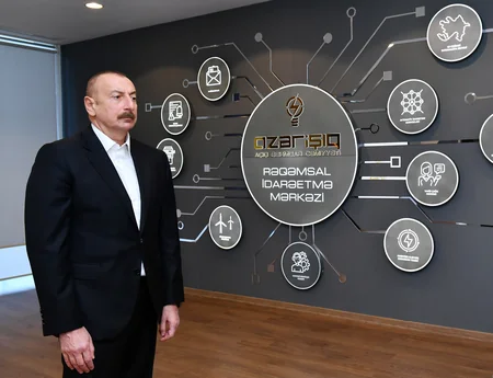 President inaugurates new power substation, Digital Network General Management Center