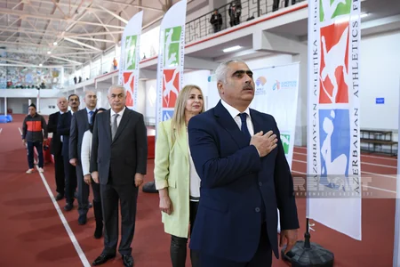 Atletika üzrə Qış Azərbaycan çempionatının açılış mərasimi keçirilib