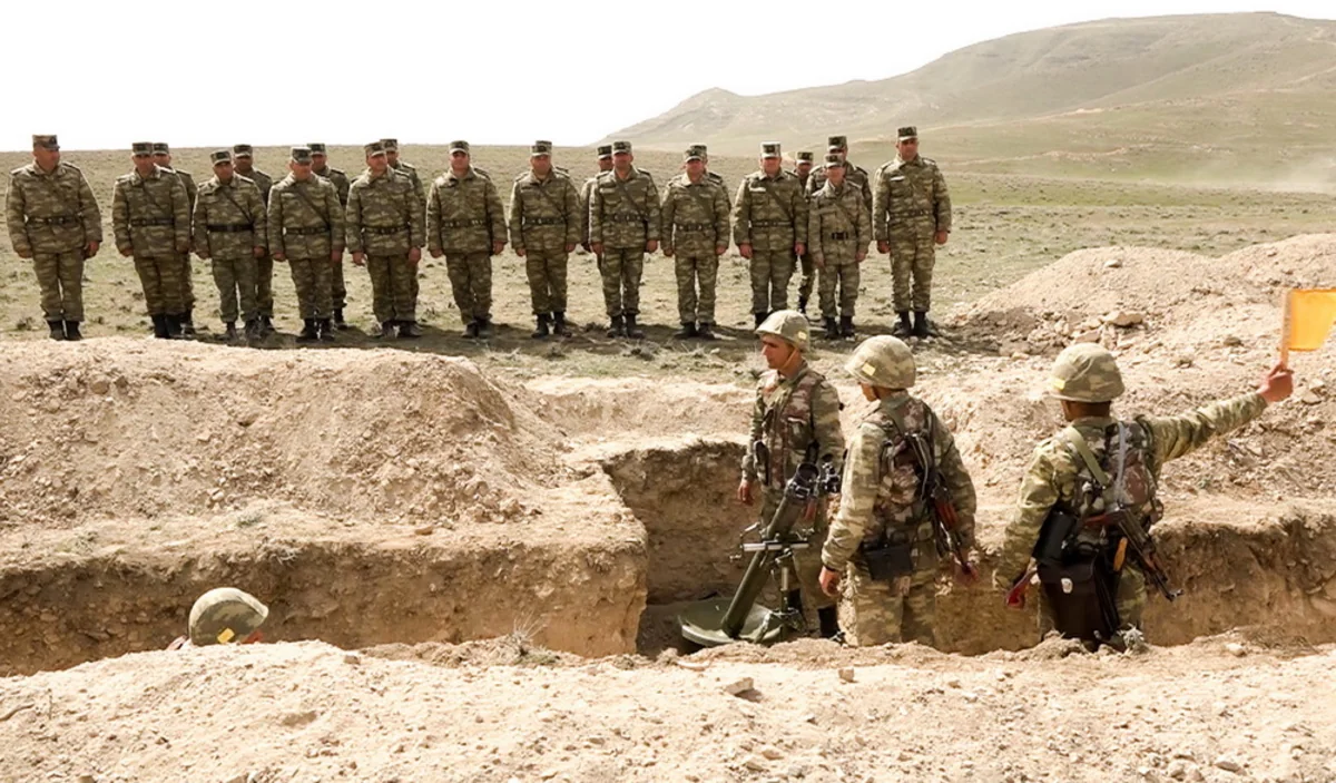 Naxçıvan Qarnizonu Qoşunlarında növbəti məşğələlər keçirilib