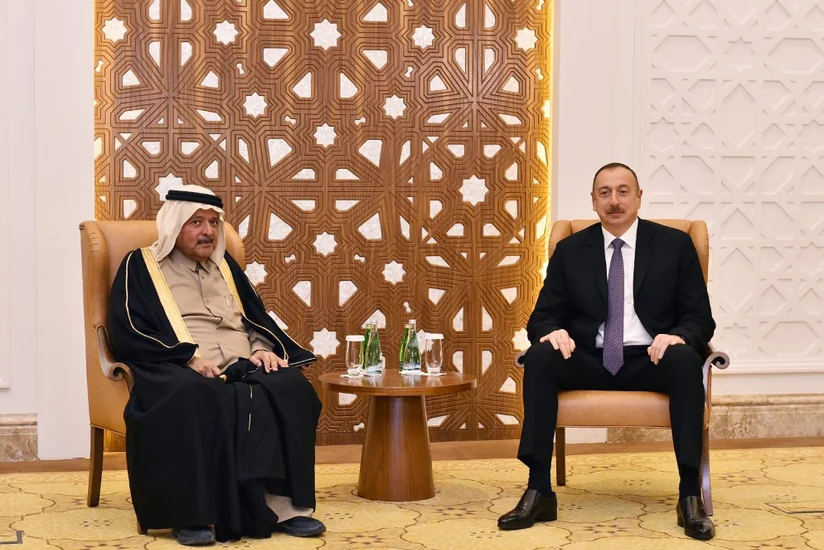 President Ilham Aliyev met with Chairman of Al Faisal Holding and Qatari Businessmen Association in Doha