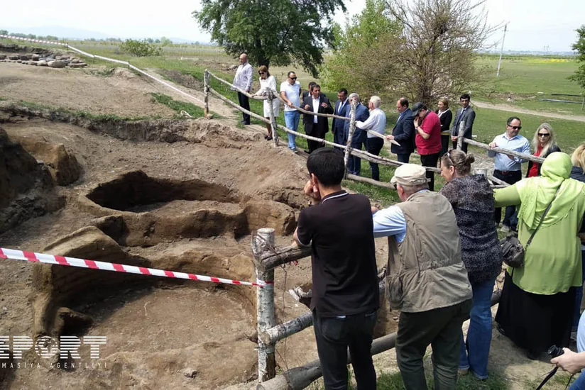 Diplomatik nümayəndəliklərin rəhbərləri Tovuzda olublar - FOTO