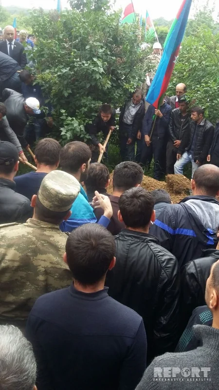 Azərbaycanın şəhid olan hərbi qulluqçusu dəfn edilib - FOTO - VİDEO