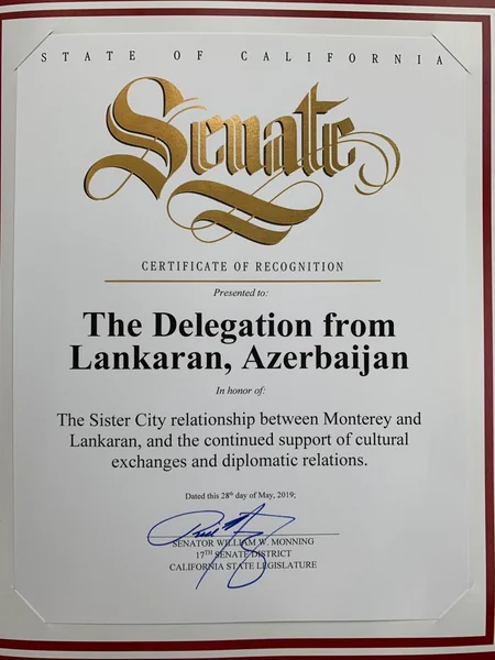 Azerbaijan’s Republic Day celebrated in Monterey, California