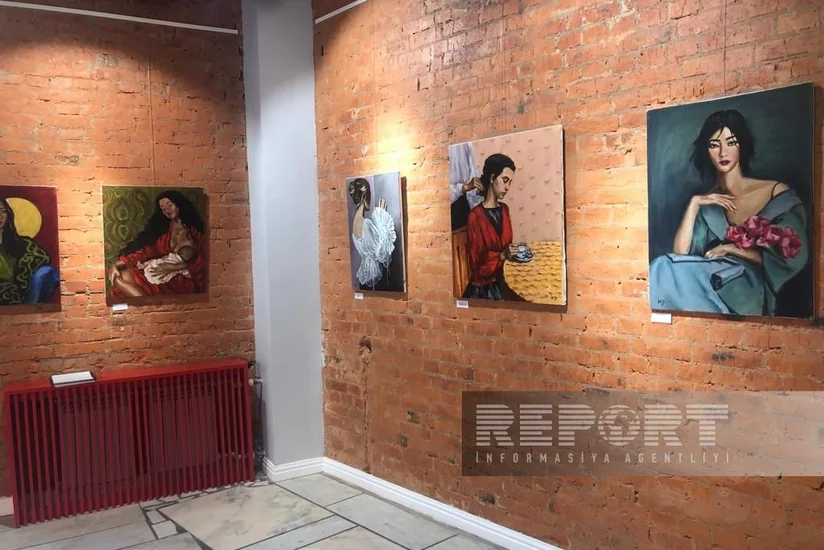 В Москве прошла выставка картин азербайджанской художницы