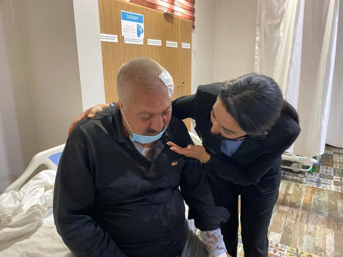 Ombudsman Gəncə terrorunda yaralanmış və zərərçəkmiş sakinlərlə görüşüb