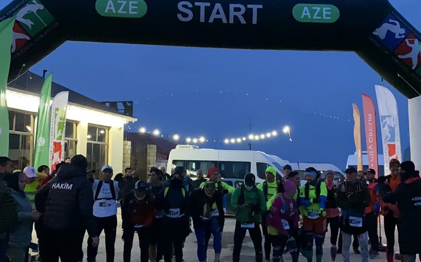 Xankəndi – Bakı ultra marafonunun 3-cü mərhələsi Hacıqabulda başa çatıb