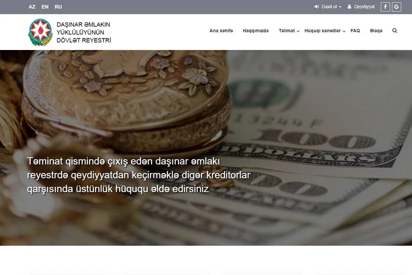 Daşınar Əmlakın Yüklülüyünün Dövlət Reyestrinə 10 mindən çox bildiriş yüklənib