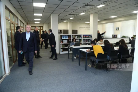 Xankəndiyə gələn diplomatik korpus nümayəndələri Qarabağ Universitetində olublar - YENİLƏNİB