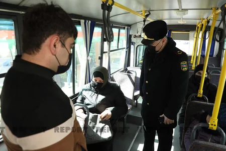DİN: “Vətəndaşlar polis görəndə tibbi maskadan düzgün istifadə edirlər”