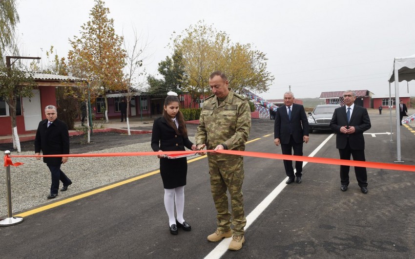 Highway, linking 1st and 11th Gayidish settlements launched in Fuzuli district
