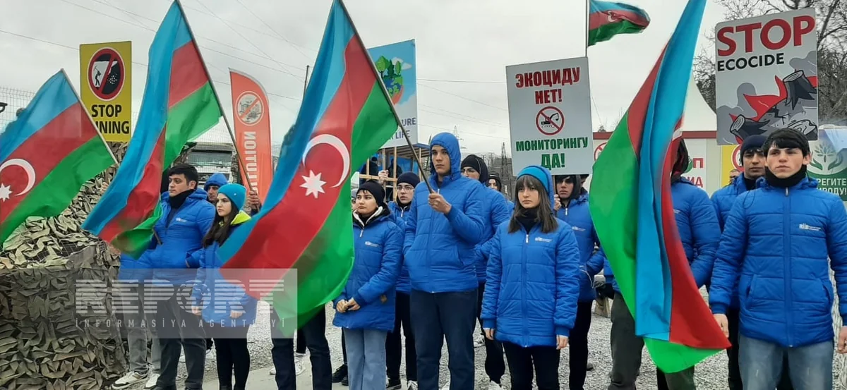 Protest rally on Khankandi-Lachin road enters its 110th day