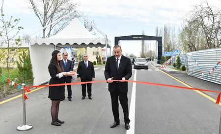 Bərdədə Yeni Daşkənd-Umudalılar avtomobil yolu yenidənqurmadan sonra istifadəyə verilib