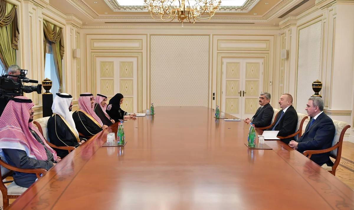 President Ilham Aliyev receives Saudi Arabian delegation