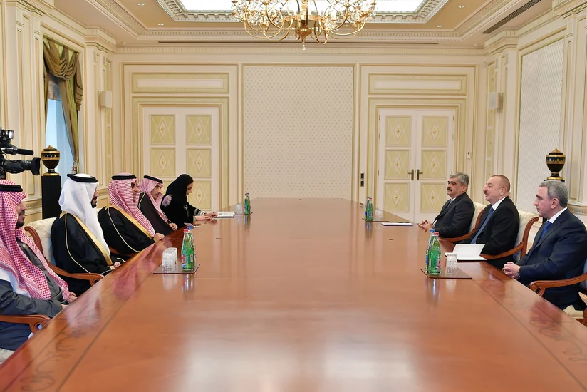 President Ilham Aliyev receives Saudi Arabian delegation