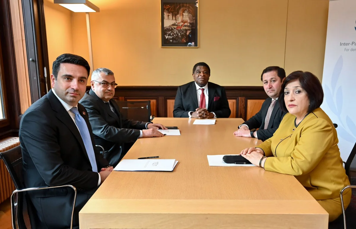 Azerbaijani, Armenian parliament speakers meet in Geneva