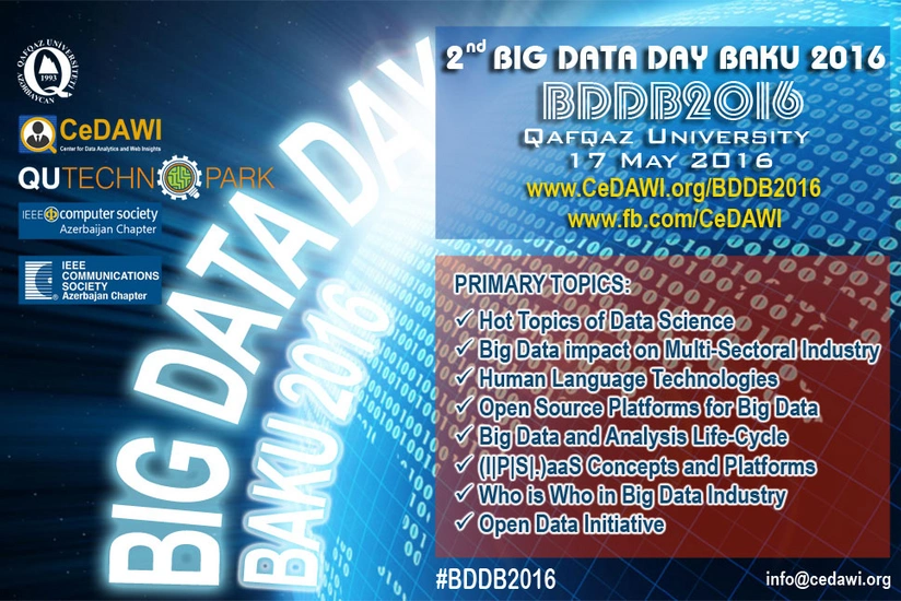 Baku will host Big Data Day 2016 Conference