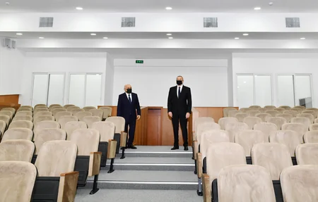Prezident İlahiyyat İnstitutunun yeni binasının açılışında iştirak edib - YENİLƏNİB