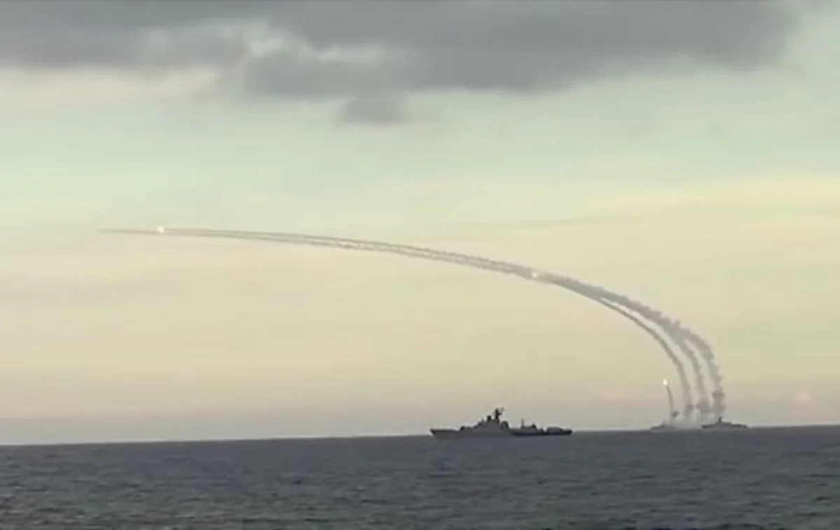 Ukrainian Air Force: Russia bombing Ukraine from Caspian Sea