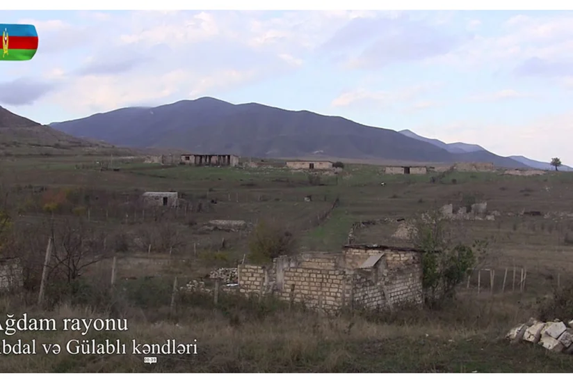 İşğaldan azad olunmuş Abdal və Gülablı kəndlərinin görüntüləri