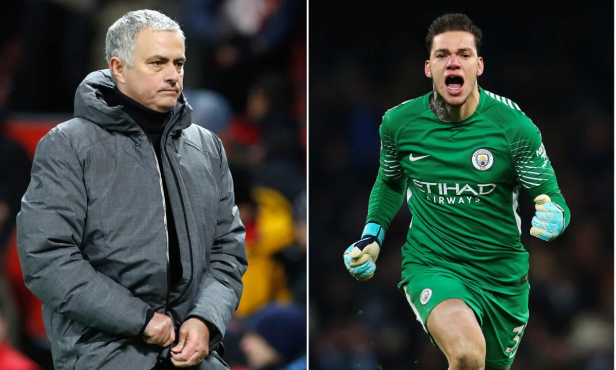 Joze Mourinyo Mançester Sitinin qapıçısı ilə dalaşıb