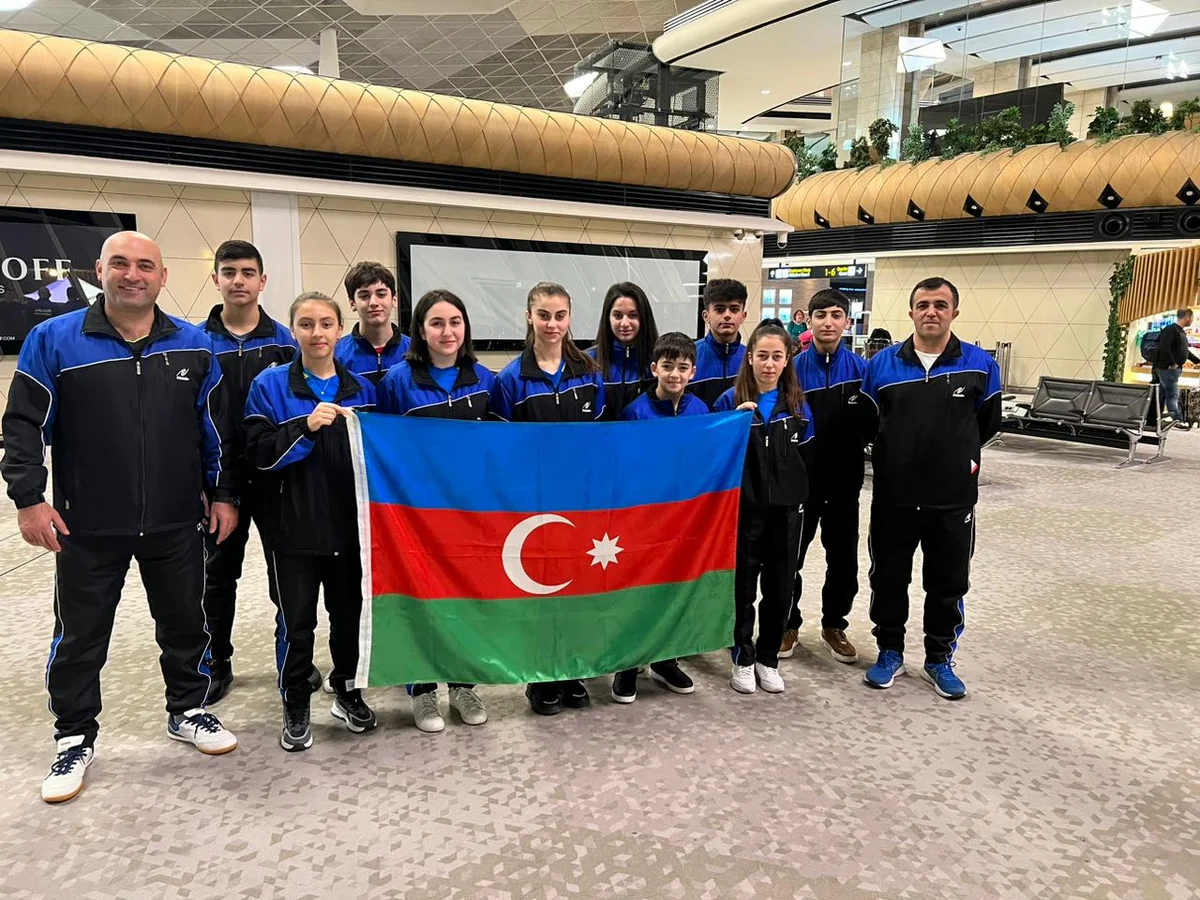 Stolüstü tennisçilərdən ibarət Azərbaycan millisi Türkiyəyə yollanıb
