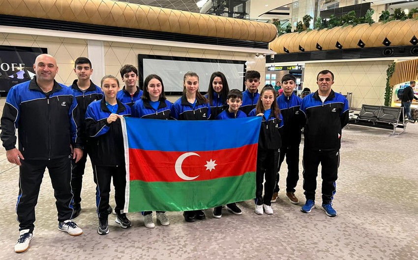 Stolüstü tennisçilərdən ibarət Azərbaycan millisi Türkiyəyə yollanıb
