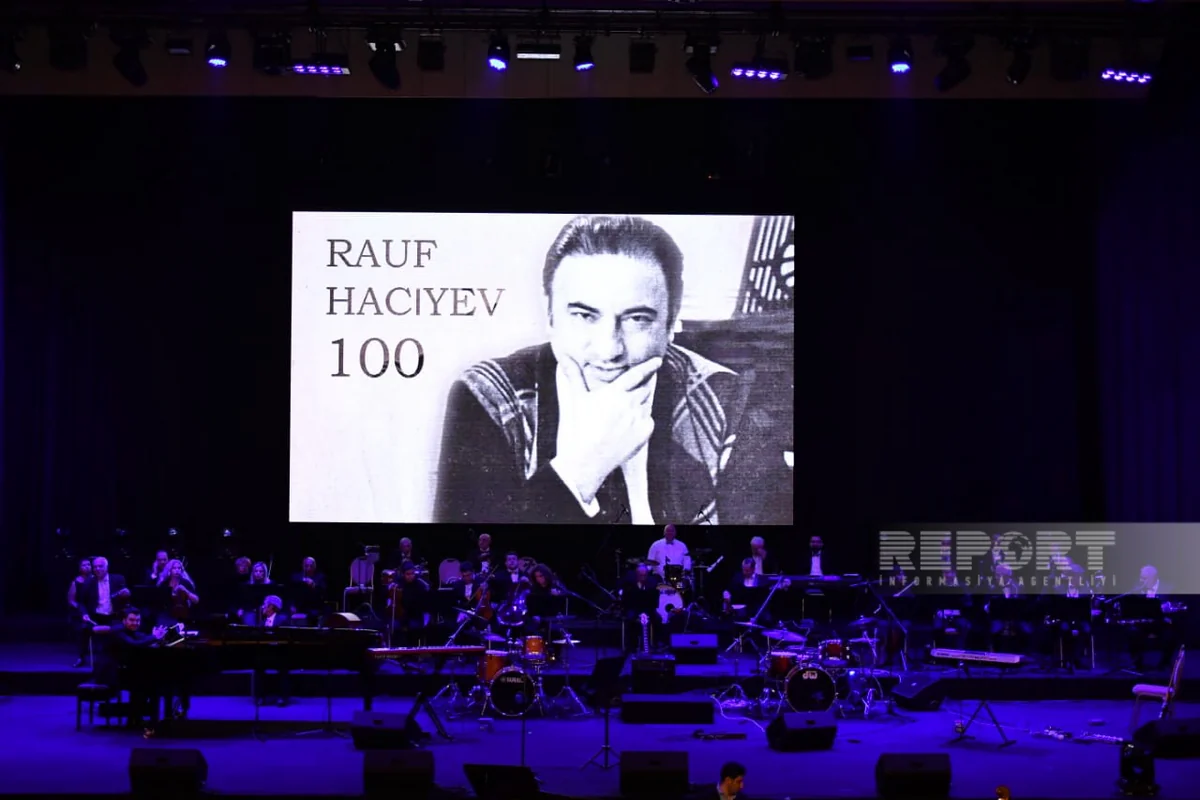 Xalq artisti Rauf Hacıyevin 100 illiyi münasibətilə estrada-caz konserti keçirilib