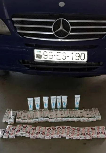Rusiyadan Azərbaycana qaçaqmal yolu ilə dərman və kosmetik vasitələrin gətirilməsinin qarşısı alınıb