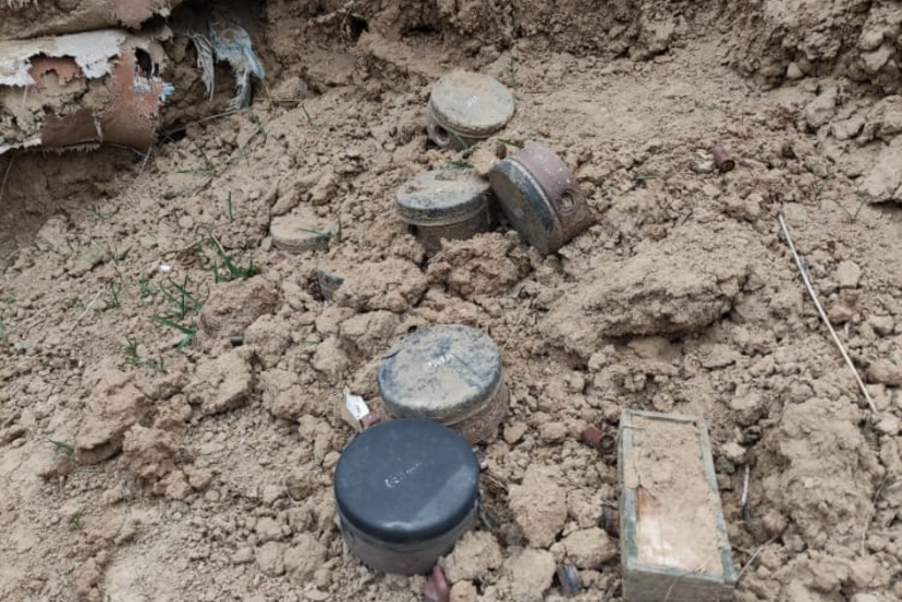 Полицейские обнаружили мины в Ходжавенде