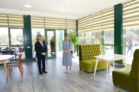 First Vice-President Mehriban Aliyeva viewed newly-built recreation park in Kurdakhani