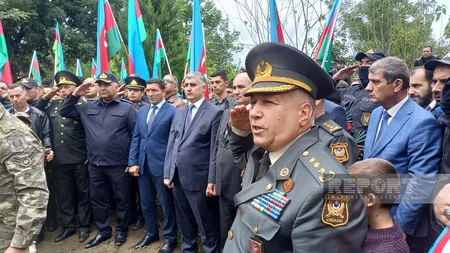 В Лянкяране простились с шехидом Юсифом Халиловым