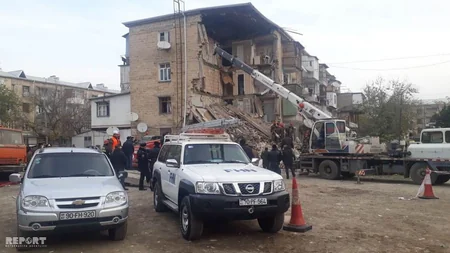 Explosion hits residential building in Ganja, casualties reported - PHOTO - UPDATED