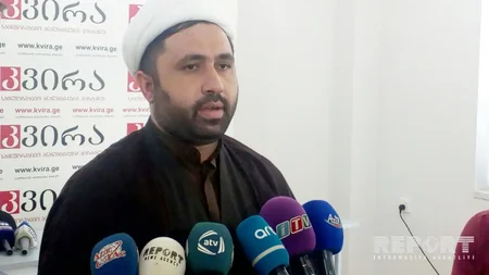 Gürcüstan müsəlmanları Myanmada baş verənlərə qəti etiraz edirlər