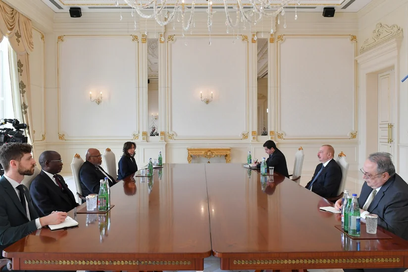 President Ilham Aliyev receives President of 78th Session of UN General Assembly Dennis Francis