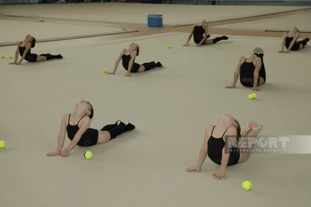 Naxçıvan və Zirə bədii gimnastları MGA-da təlim-məşq toplanışında iştirak edirlər