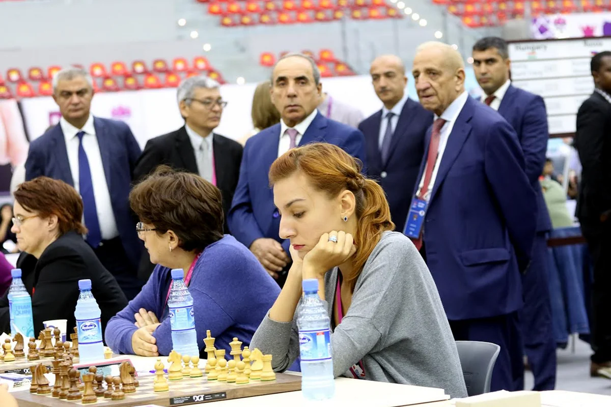 Yaqub Eyyubov Azərbaycan şahmatçılarının Olimpiadadakı çıxışlarını izləyib